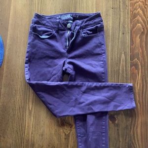 American Eagle high rise crop jegging size 4 long